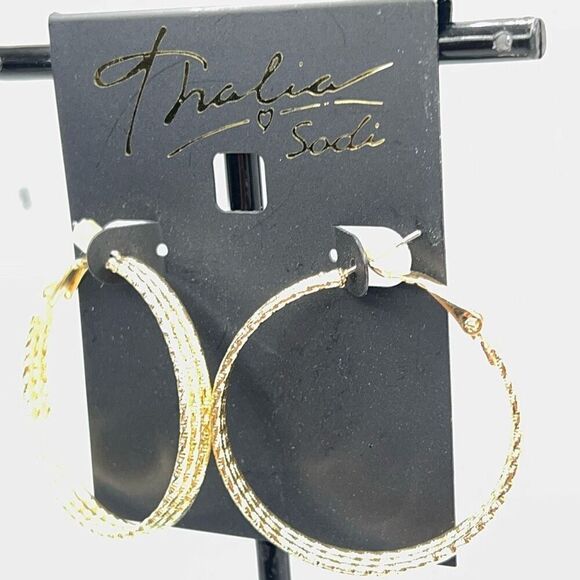 Thalia Sodi Jewelry - Thaila Sodi Triple Strand Hoop Earrings